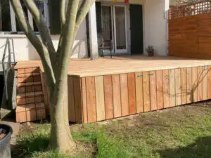 Terrassenboden aus Lärche